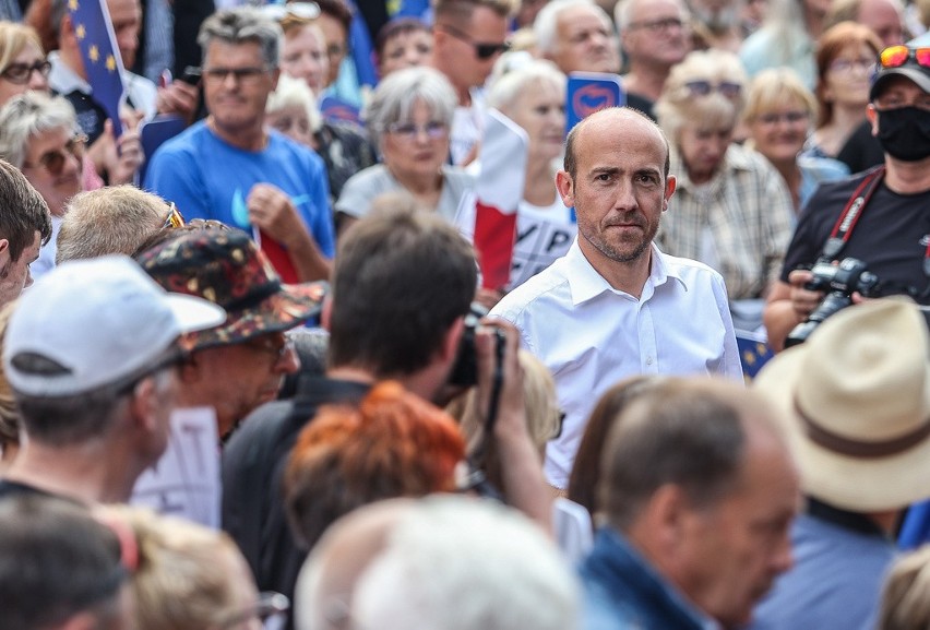 Wiec Donalda Tuska w Gdańsku, 19.07.2021 r.