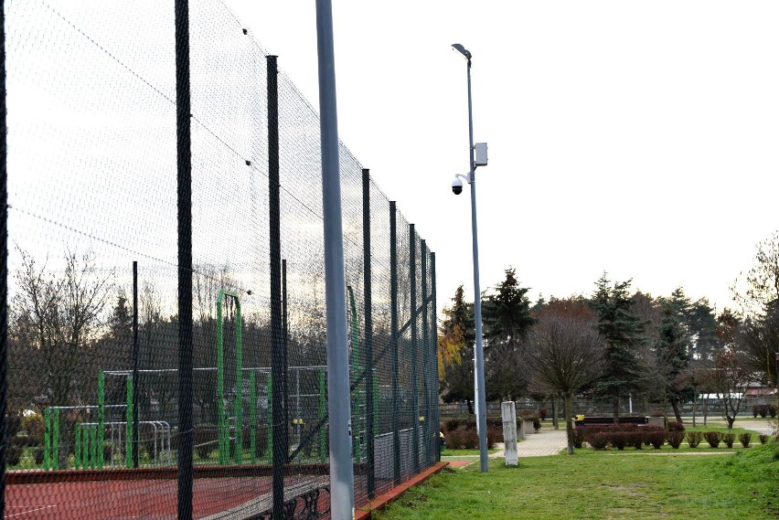 Nowy monitoring przy kortach tenisowych w Połańcu