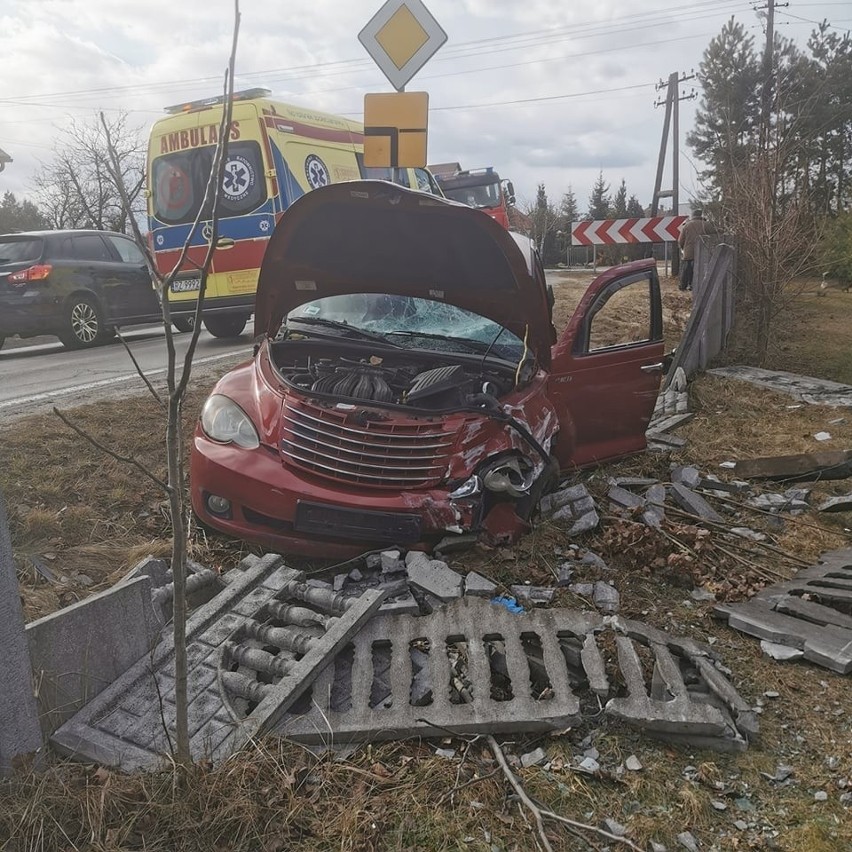 Do wypadku doszło na ulicy Kwiecińskiego w Kopkach