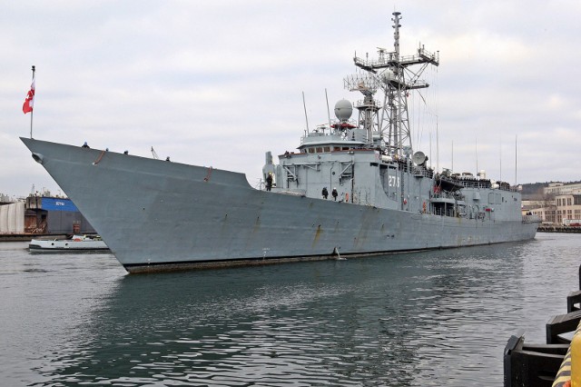 Fregata rakietowa ORP Gen. Tadeusz Kościuszko dołącza do zespołu okrętów Standing NATO Maritime Group 1.