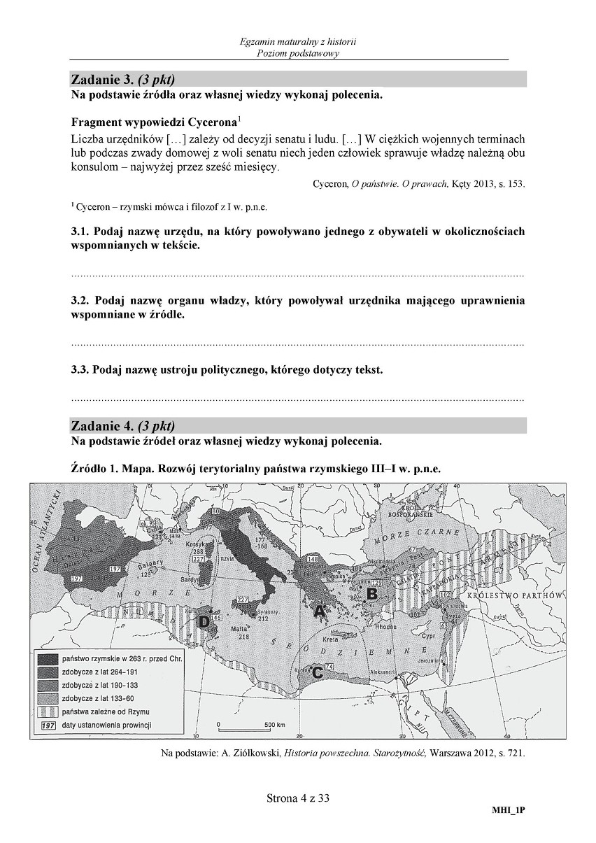 HISTORIA MATURA 2018 ODPOWIEDZI, ROZWIĄZANIA ARKUSZE CKE...