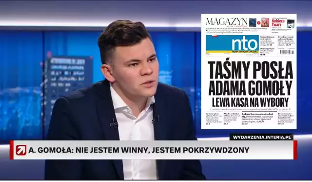 Poseł Adam Gomoła przekonywał, że jest niewinny, a do tego to on jest pokrzywdzony.