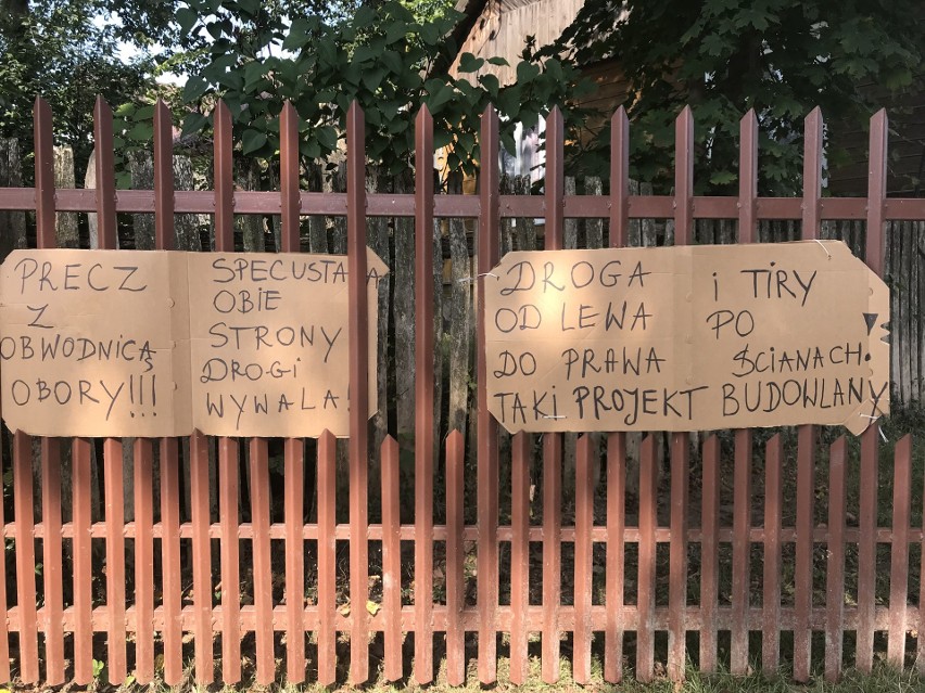 Gmina Szepietowo. Protest głodowy przeciwko budowie drogi (zdjęcia)