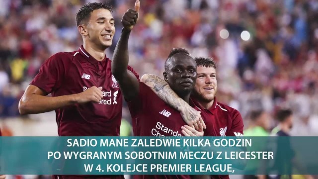 Sadio Mane jest religijnym człowiekiem