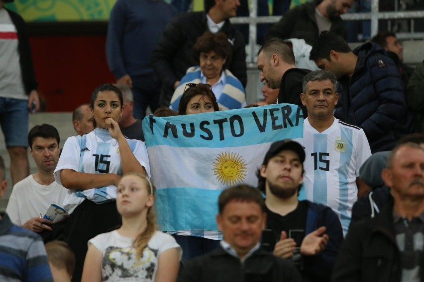 MŚ U-20 w Tychach: Argentyna - RPA zdjęcia kibiców