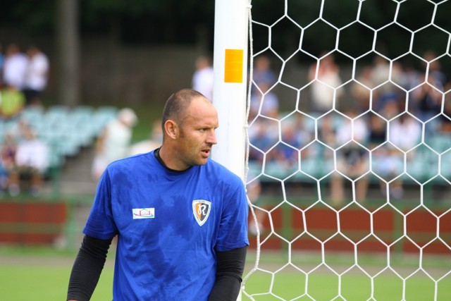 Bramkarz Ruchu Zdzieszowice Marcin Feć jeszcze w tym roku nie puścił gola w meczu ligowym.