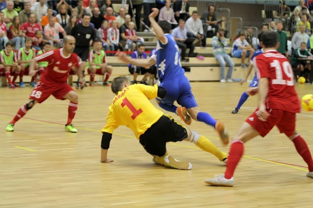 W hali w Bochni rozgrywano turniej UEFA Futsal Cup