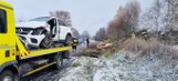 Ślisko na drogach. Trzy wypadki o poranku w regionie [ZDJĘCIA, WIDEO]