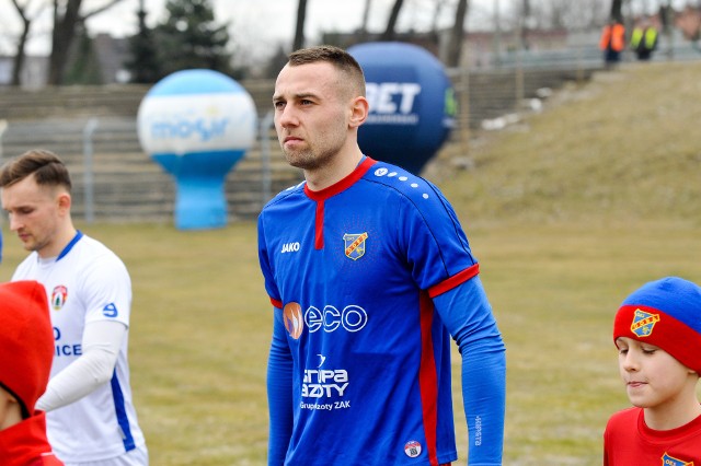 Napastnik Odry Szymon Skrzypczak wciąż czeka na swoje pierwsze trafienie w rundzie wiosennej.