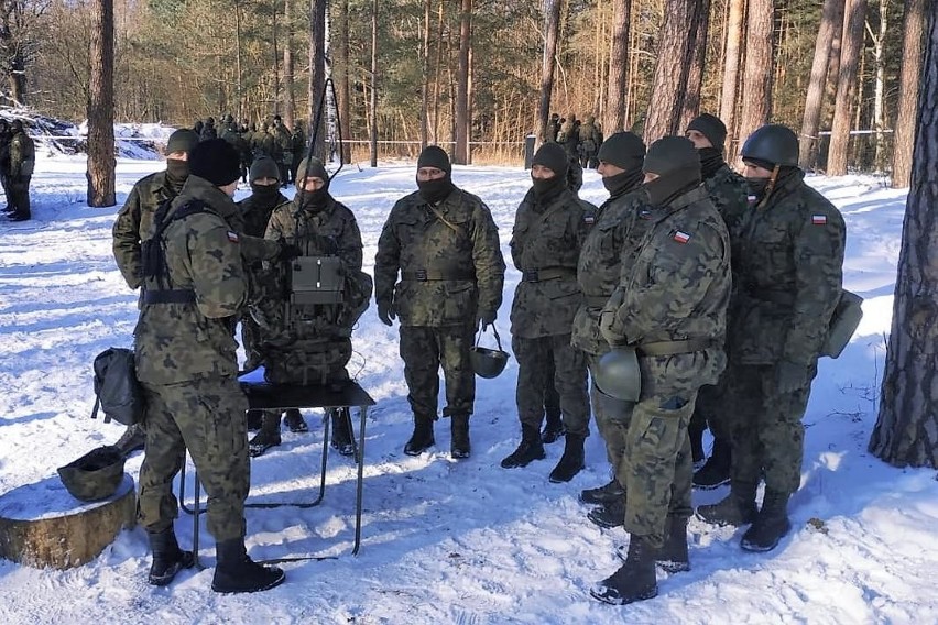 Ćwiczenia opolskich żołnierzy.