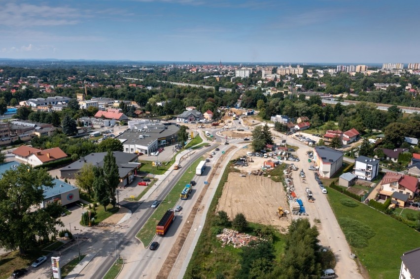 Na Lwowskiej trwają ostatnie prace przy I etapie przebudowy...