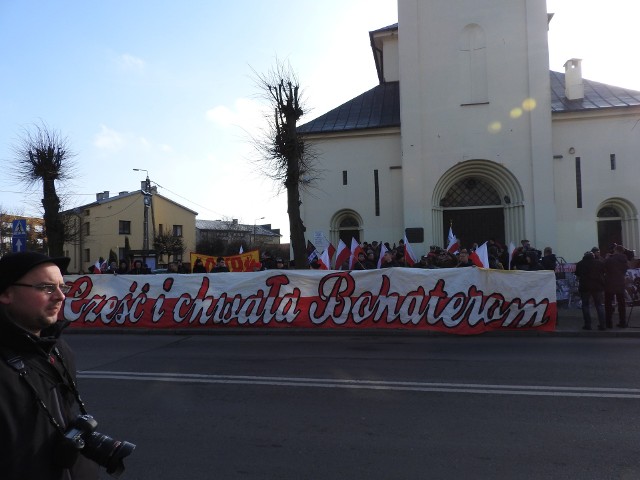 Tak wyglądał I Hajnowski Marsz Żołnierzy Wyklętych i kontrmanifestacje