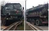 Wypadek transportu wojskowego z 10 Brygady Logistycznej w Opolu. Ranny został jeden z żołnierzy