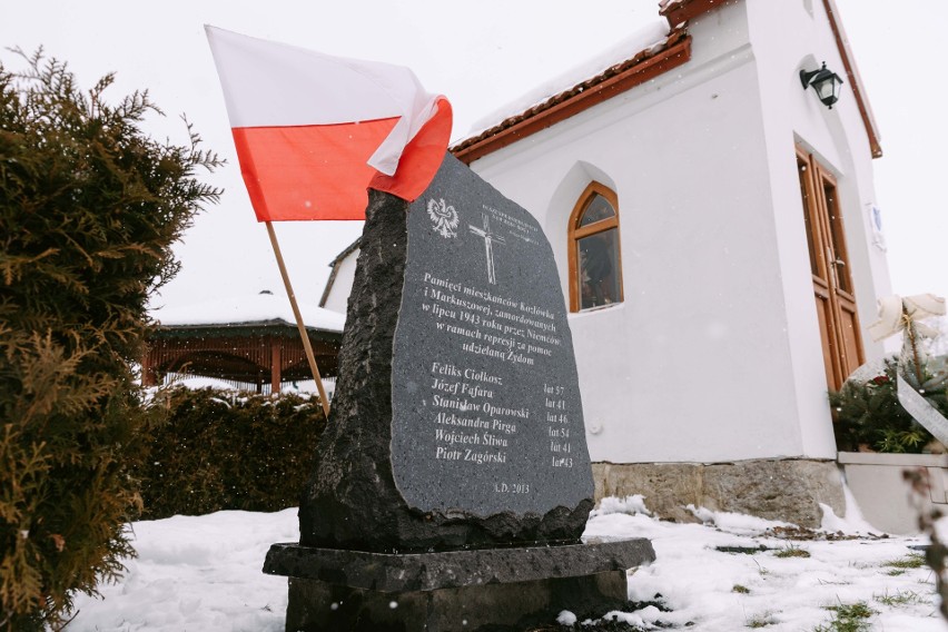 W Kozłówku upamiętniono miejsca mordu Żydów i poagających im Polaków [ZDJĘCIA]