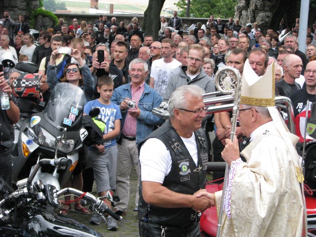 Pielgrzymka motocyklistów na Górę św. Anny.