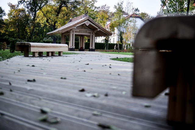 Japońska część Parku Oliwskiego otwarta została wiosną ubiegłego roku