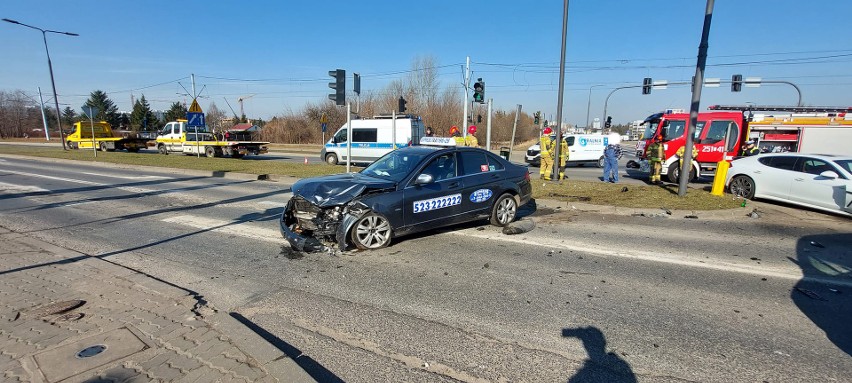 Zderzenie na skrzyżowaniu Toruńskiej i Kazimierza Wielkiego