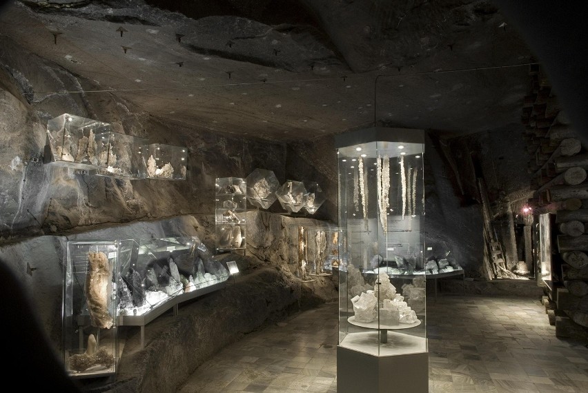 Wystawa "Geologia złóż solnych", ekspozycja Muzeum w kopalni