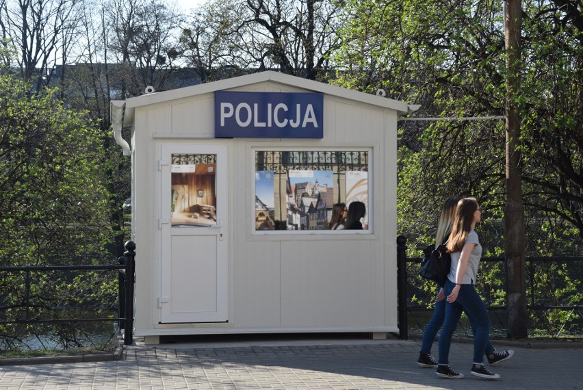 Tak wygląda nowy posterunek policji przy Podwalu,...