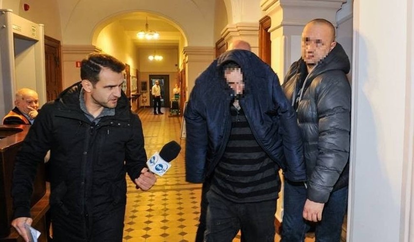 Krzysztof G. podczas pierwszego procesu za przestępstwa...