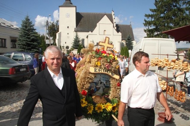 Najpiękniejszy okazał się wieniec przygotowany przez mieszkańców Łagowa.