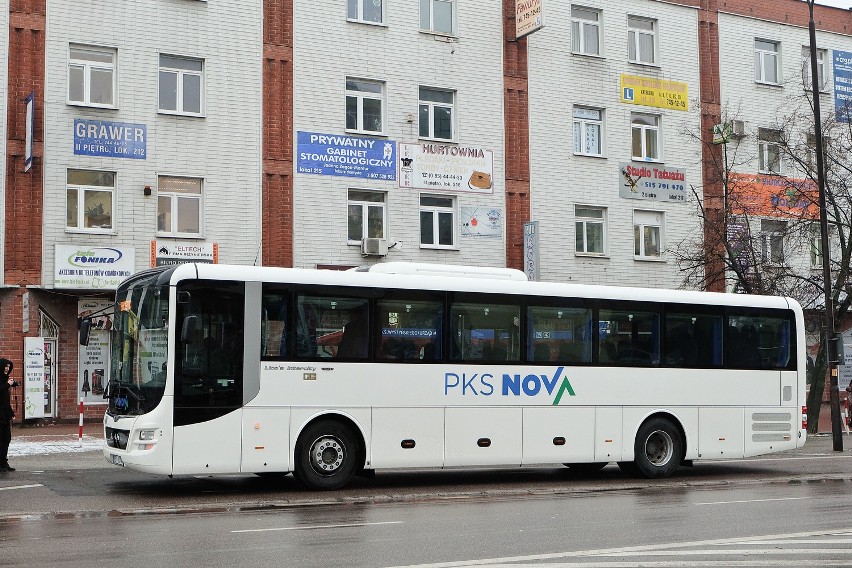 Autobusy z logiem PKS Nova będzie można spotkać na trasach...