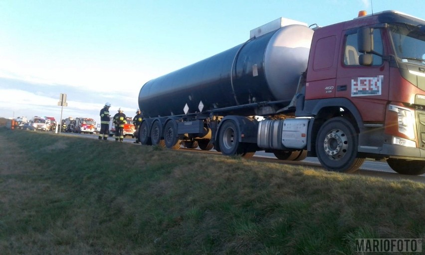 Wypadek na A4 pod Opolem.