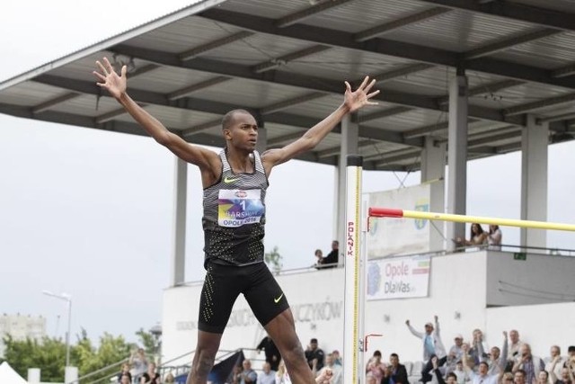 Mutaz Essa Barshim w tamtym roku skoczył 2,40 metra.