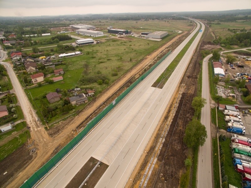 Autostrada A1 od Pyrzowic do południowych okolic Częstochowy...