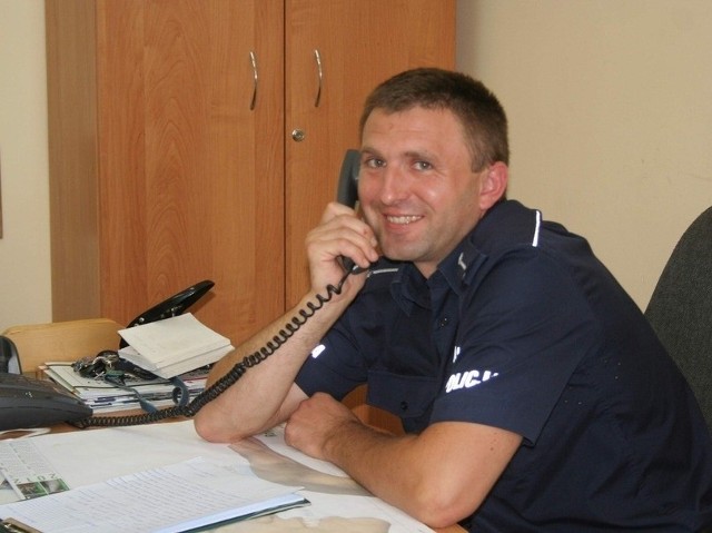 Policjantem Grzegorz Dudziński jest od ponad pięciu lat