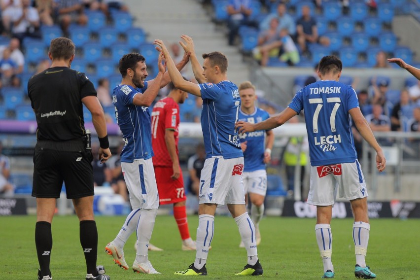 Lech Poznań - Zagłębie Sosnowiec 4:0. Kolejorz gromi i jest...