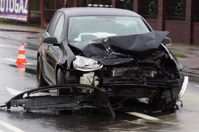 Wypadek w Kaliszu. Jedna osoba ranna