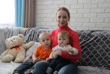 Anna Kuksa z trójką małych dzieci dotarła szczęśliwie do Krotoszyna. Jej mąż wrócił na Ukrainę
