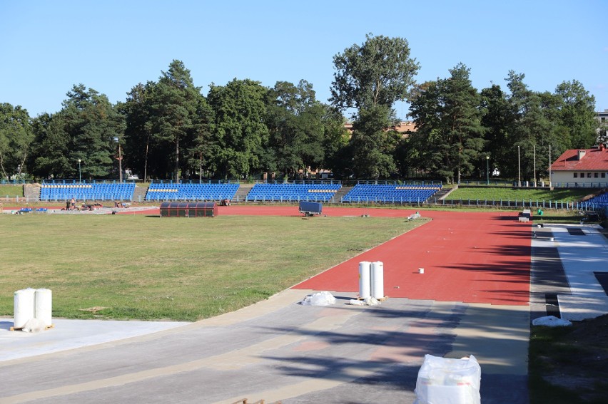 Tak wygląda stadion lekkoatletyczny w Kielcach w trakcie...