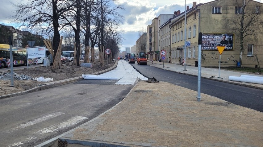 W poniedziałek ponownie przeorganizowano ruch na ul....