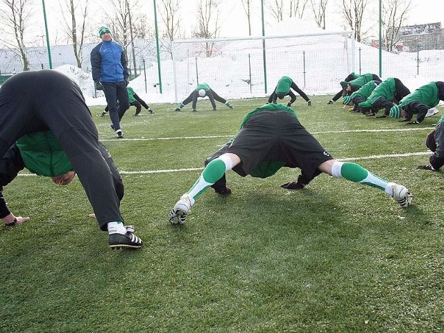 Grudziądzanie przygotowują się do rundy wiosennej pierwszoligowych rozgrywek.