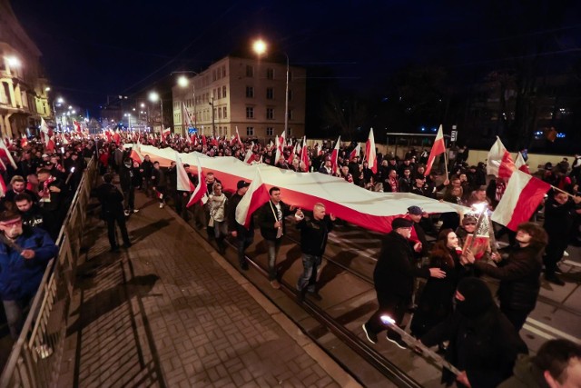 Marsze zaplanowane na 11 listopada zablokują ulice w centrum Wrocławia