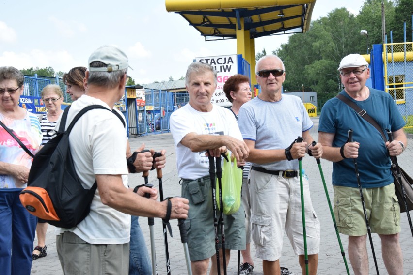 Marsz nordic walking w Zawierciu