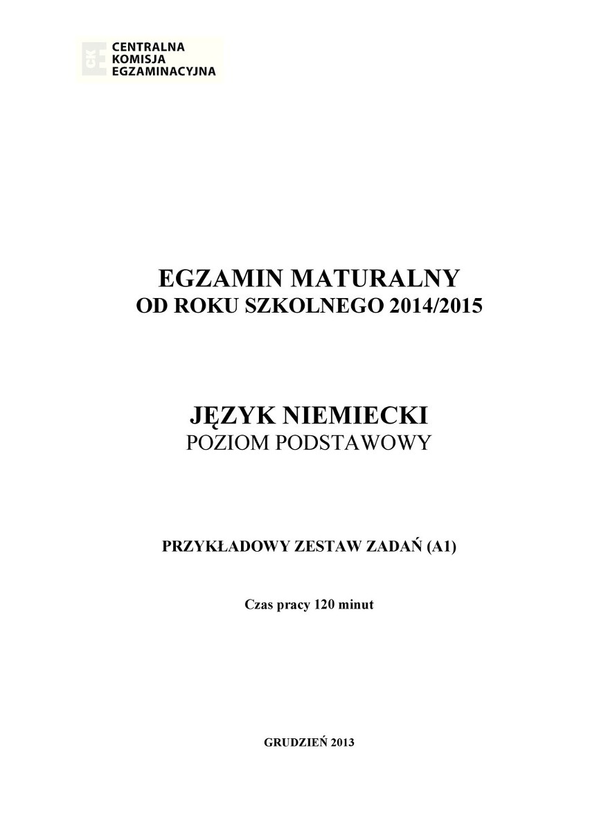 Matura 2015. Rozwiąż maturę z języka niemieckiego. Poziom podstawowy [TEST, ODPOWIEDZI] 