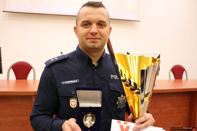 Podkomisarz Robert Stypiński najlepszym dyżurnym policji w Polsce