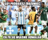 Memy po meczu Argentyna - Arabia Saudyjska 22.11.2022 r. Musicie zobaczyć te memy, uśmiejecie się. "Leo Messi: Co tu się właśnie odwaliło"