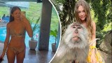 Joanna Opozda szaleje na Bali! Piękna aktorka pozuje w bikini i z małpkami. W komentarzach Antoni Królikowski i Remigiusz Mróz