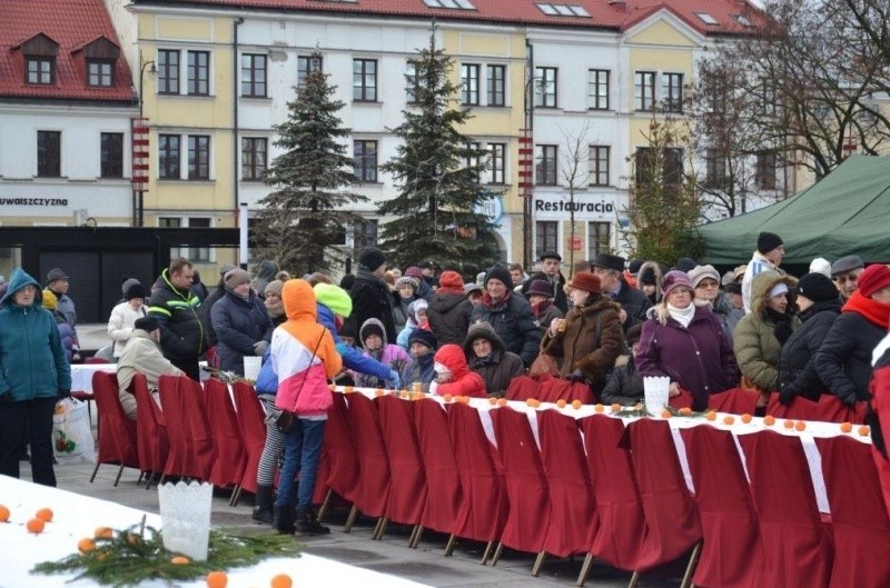 Wigilia miejska 2014 na Placu Konopnickiej (zdjęcia)