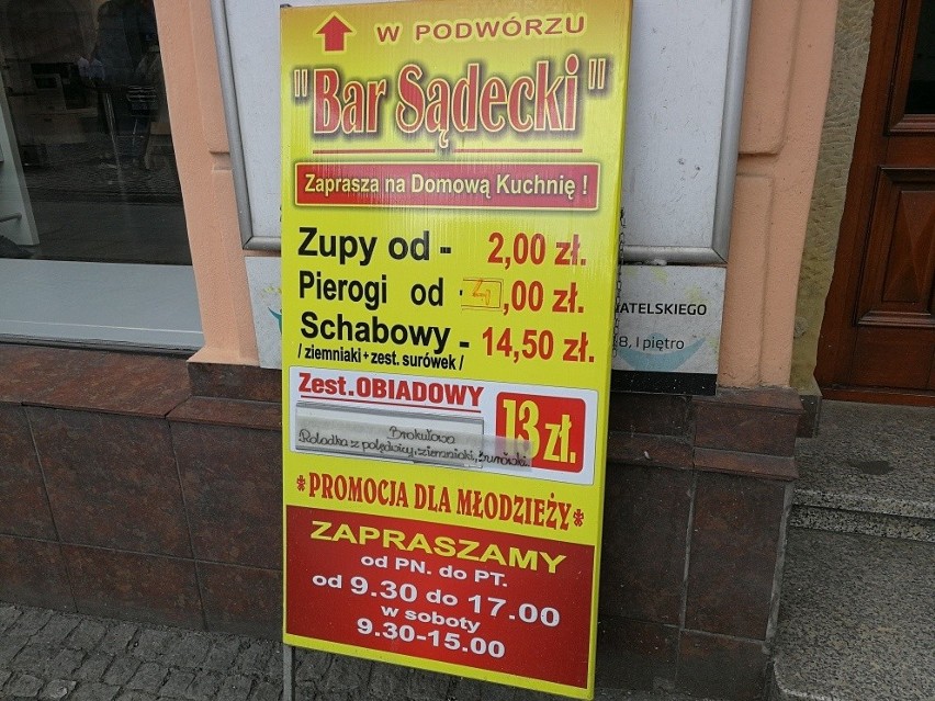 Bar sądecki ul. Jagiellońska 18...