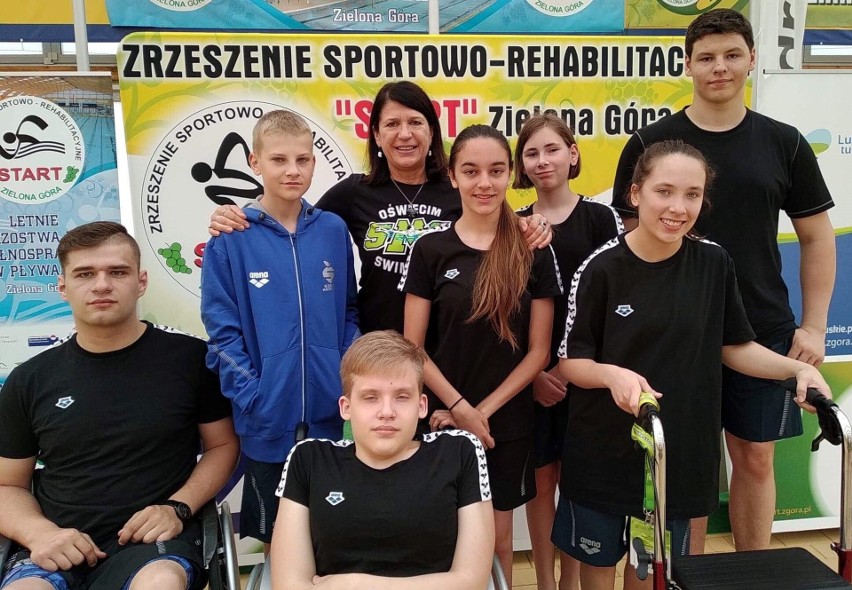Medalowe żniwo oświęcimskich niepełnosprawnych pływaków w mistrzostwach Polski w Drzonkowie