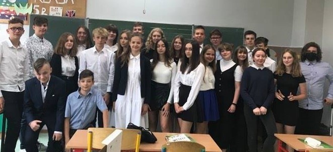 Klasa VIII c ze Szkoły Podstawowej nr 18 w Zielonej Górze -...