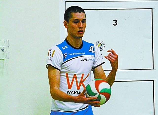 Ariel Nowak, atakujący Juve Głuchołazy.