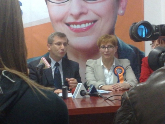 Minister Kwiatkowski podczas spotkania z Krystyną Sibińską