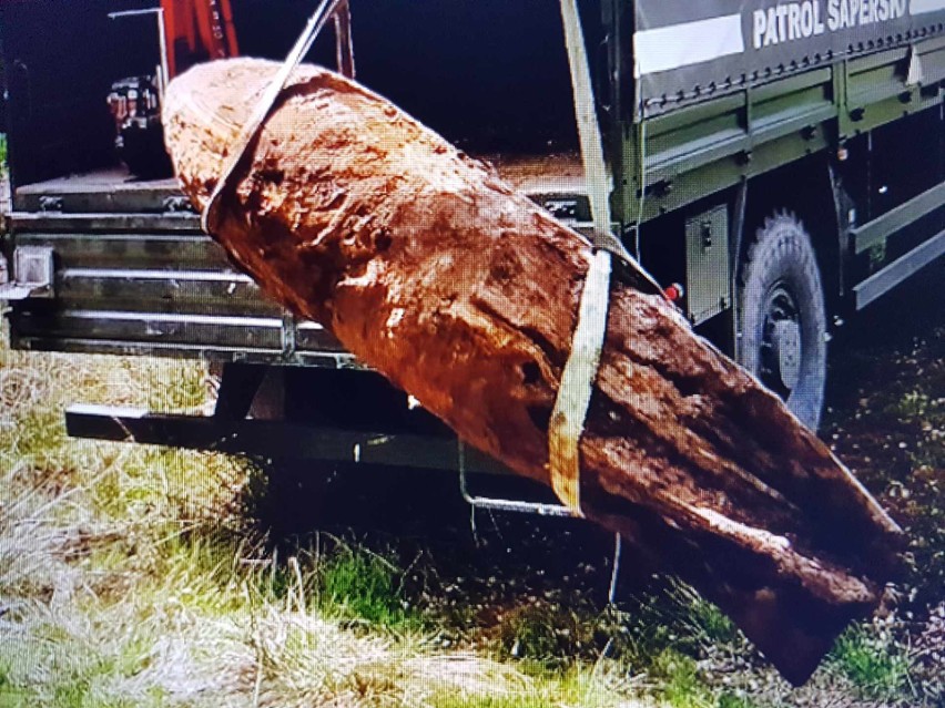 Tak wyglądała niemiecka bomba lotnicza, która została...