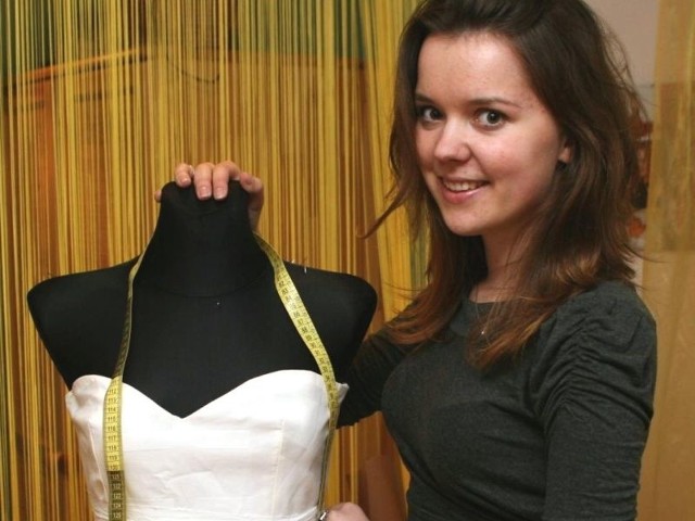 Klaudia zajmuje się projektowaniem sukien, kto wie, może w przyszłości zostanie znaną projektantką&#8230;
